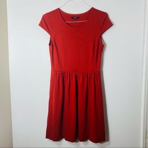 Madewell medium red dress pockets